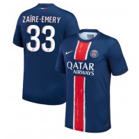 Paris Saint-Germain Warren Zaire-Emery #33 Domaci Dres 2024-25 Kratak Rukav